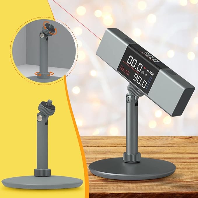 Self-Leveling Rotary Laser Level Tool with Digital Display for Walls Floors Tiling Framing Construction Home Improvement Projects Indoor