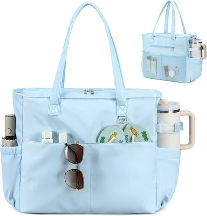Sac fourre-tout de plage imperméable Ortekor avec compartiment pour affaires mouillées | Bagage cabine extra-large pour les week-ends