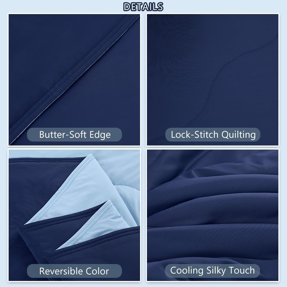 Cozy Nights | Washable Cooling Comforter Queen Size with Reversible Design | Lightweight Bedding for Hot Sleepers