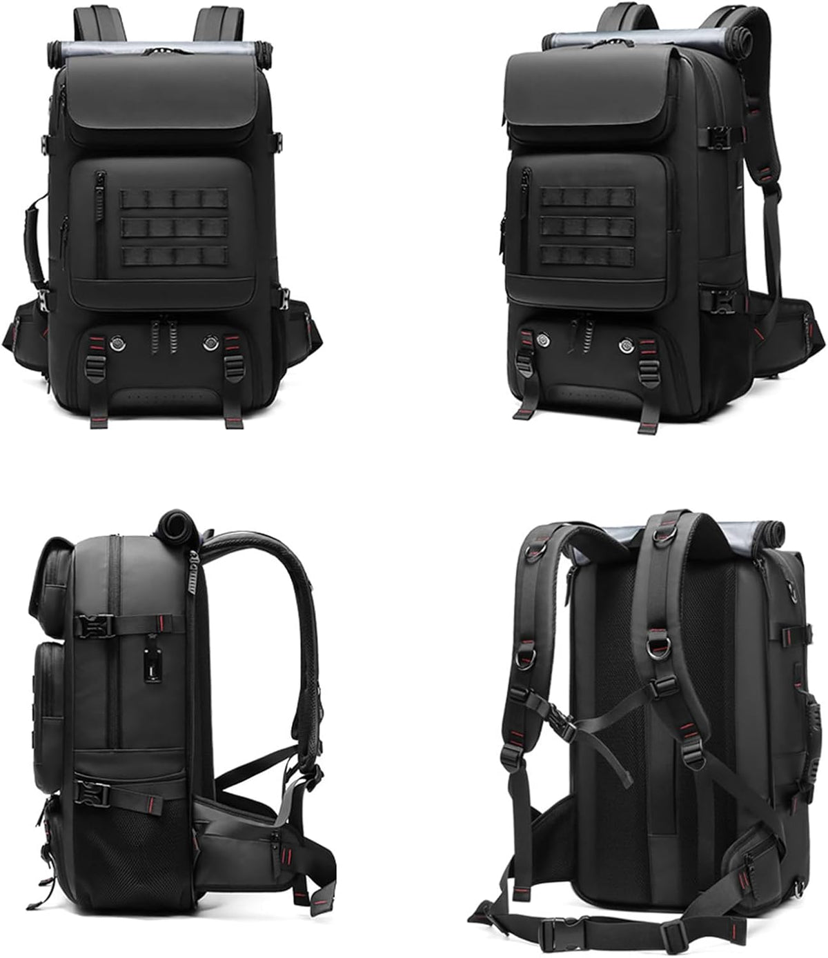 Large Capacity Backpack with Laptop Sleeve, Separate Shoe Storage & Charging Port for Travel, Hiking & Commuting