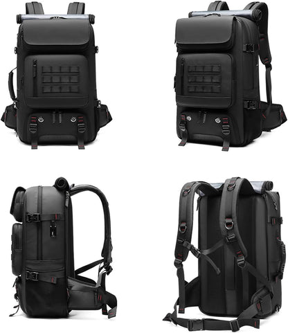 Large Capacity Backpack with Laptop Sleeve, Separate Shoe Storage & Charging Port for Travel, Hiking & Commuting