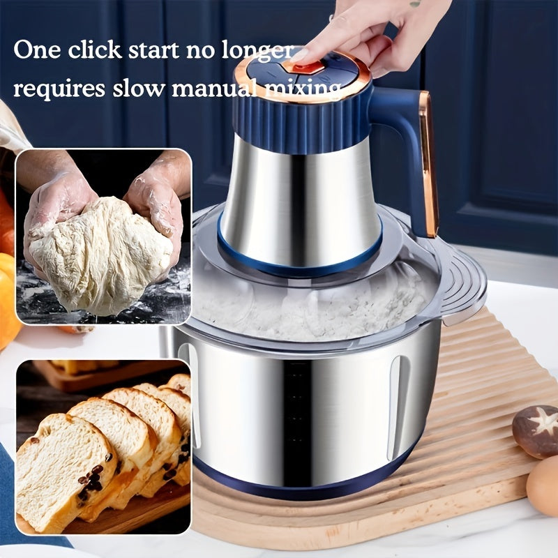 Electric Multi-Purpose Chopper 5 Quart Bowl Stainless Steel 5000 RPM Motor for Meat Vegetables Garlic Onion Salad Prep Home Kitchen Applianc