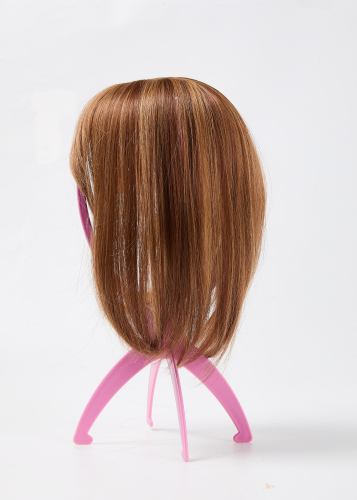 Clip-In Bangs Hairpiece with Side Swept Layers – Instant Fringe Look for Any Occasion | Natural Texture Heat Stylable