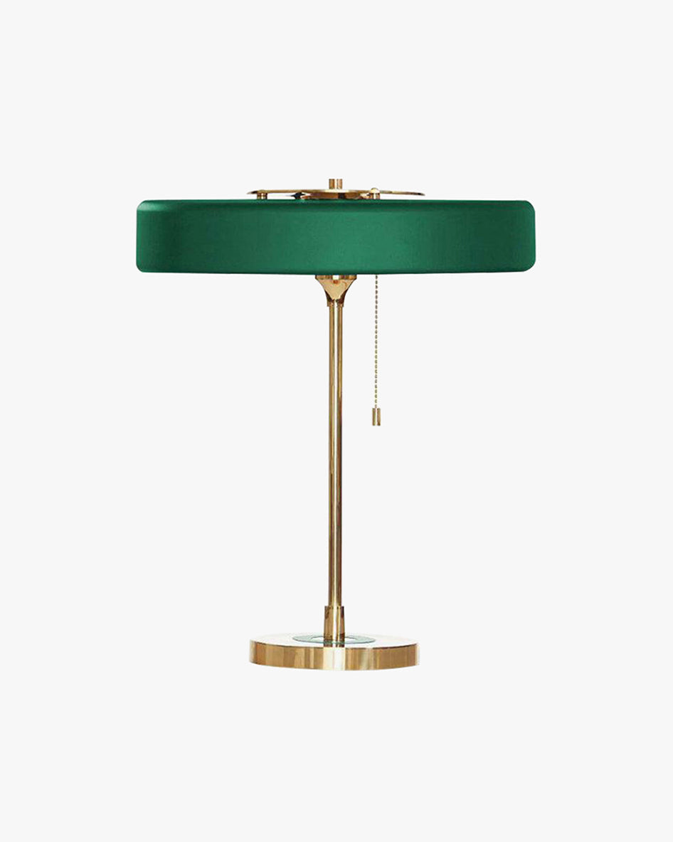 Adjustable Desk Light with Counterweight 10W LED Brass Finish Midcentury Modern Pull Chain Switch for Nightstand Office Home
