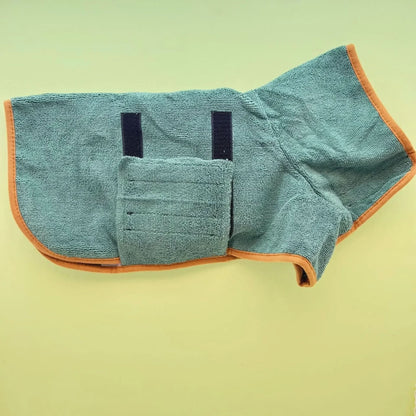 DRYPAWS – Peignoir serviette absorbant pour animaux