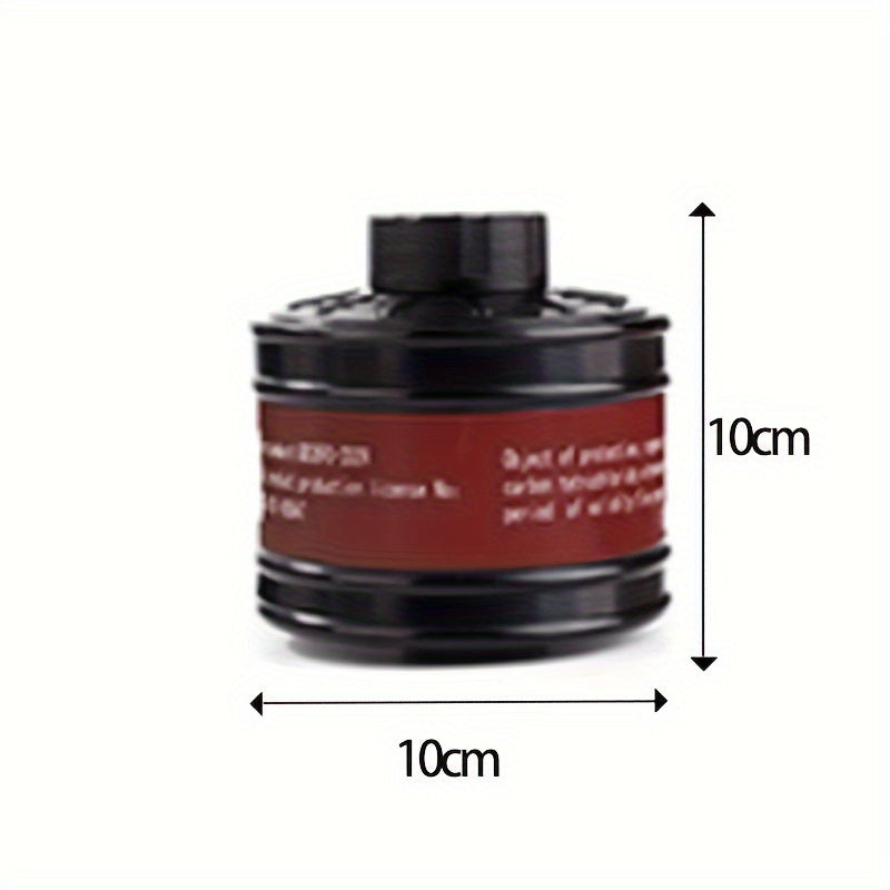 Full Face Respirator with 40mm Activated Carbon Filter for Chemical Fume Protection | Industrial Gas Mask for Paint Spray Cleaning