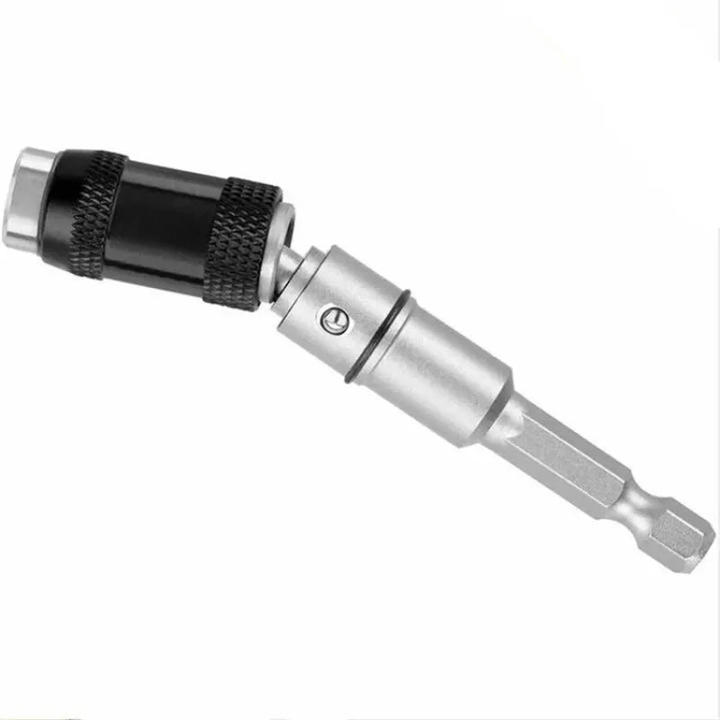 Flexible Drill Adapter with 105° Angle Adjustment for Tight Corners and Hard-to-Reach Areas in Cabinets Furniture Assembly Automotive Work