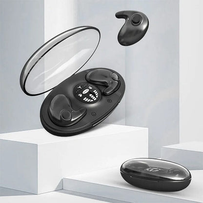 Compact Wireless Bluetooth Sleep Earbuds for Side Sleepers with Noise Isolation & 24-Hour Battery Life for Bedtime Music & Phone Calls