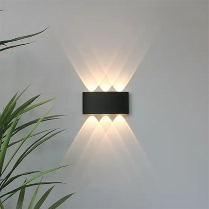Modern LED Wall Sconce for Indoor & Outdoor Use – Sleek IP65 Weatherproof Fixture in White or Black Finish