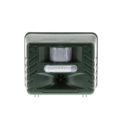 Solar-Powered Ultrasonic Wildlife Deterrent with Motion Sensor for Yards & Gardens – Harmless Pest Control Device