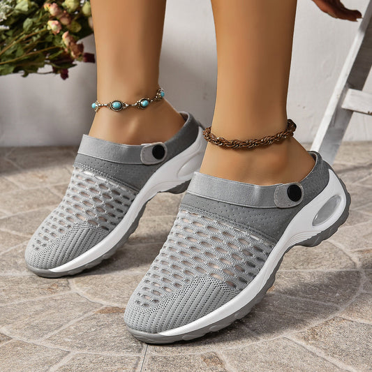 Baskets à enfiler pour femme avec semelle à coussin d'air pour un confort durable et une meilleure posture | Chaussures légères pour le travail et la marche