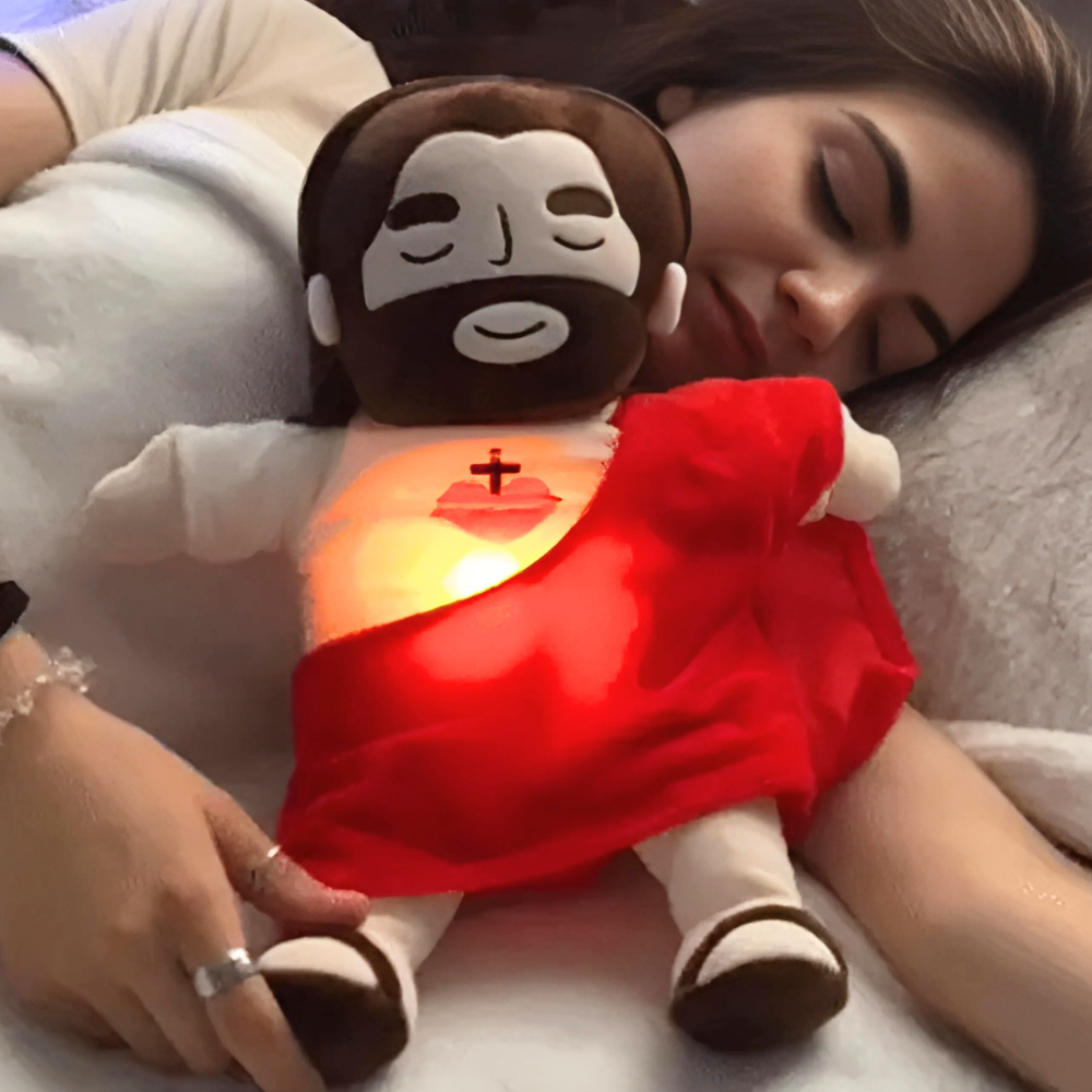 Breathing Plush Sleep Companion with Light & Sound Features for Kids & Toddlers