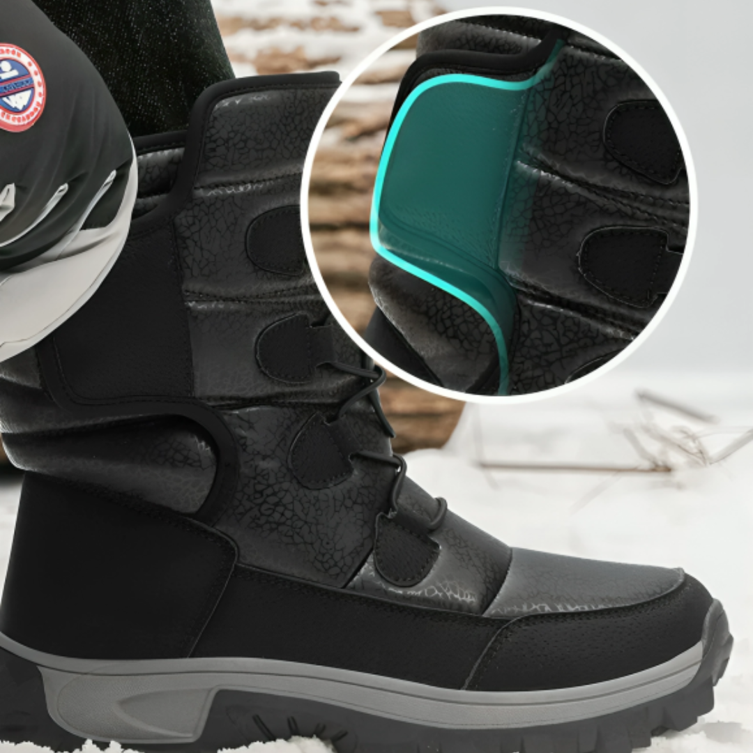 Women's Insulated Waterproof Winter Boots with Plush Lining – Slip-Resistant Platform Ankle Boots for Snow & Ice
