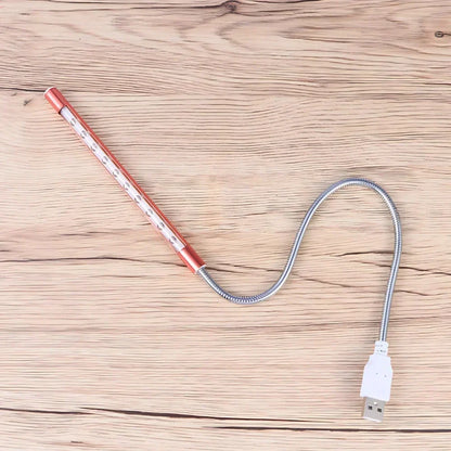 Flexible USB Desk Light with Adjustable Gooseneck Arm for Reading, Computer Work & Office Task Lighting