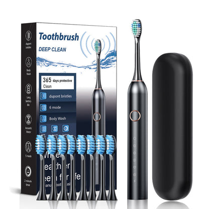 Rechargeable Sonic Toothbrush with 6 Cleaning Modes IPX7 Waterproof Electric Toothbrush 40000 VPM for Daily Oral Care Adults Dental Hygiene