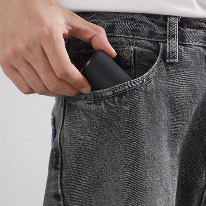 Travel-Size Rechargeable Men's Foil Shaver with USB-C Charging for On-the-Go Grooming