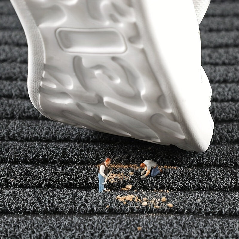 All-Weather Outdoor Door Mat 70% Polyester Heavy Duty Entryway Rug Indoor Outdoor Use Front Door Back Patio