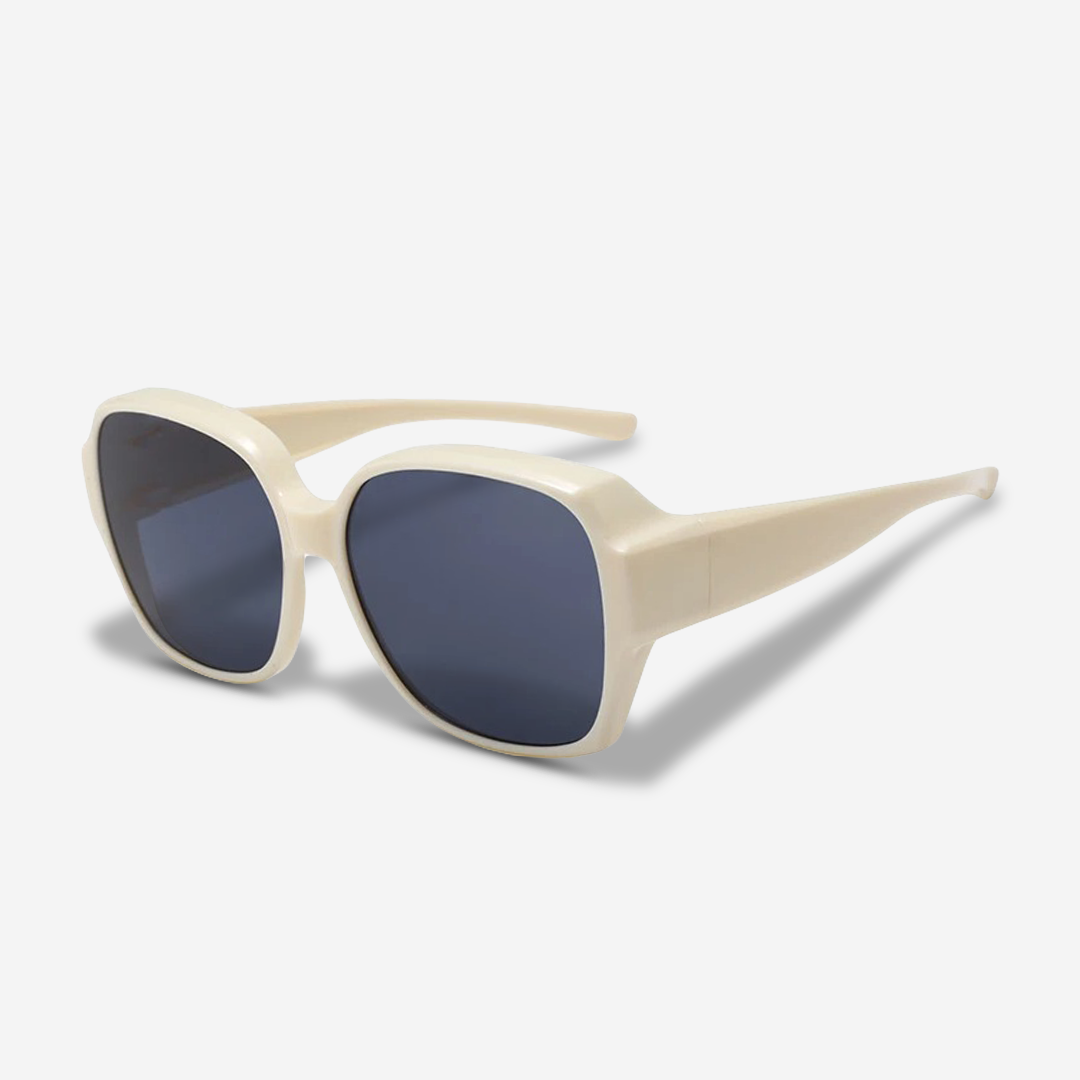 Polarized Clip-On Sunglasses for Prescription Glasses | UV400 Lenses Flip-Up Sun Shades