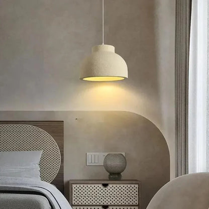 Plafonnier dôme 15 ou 23 pouces avec abat-jour en polystyrène blanc pour salle à manger, îlot de cuisine, chambre à coucher, cordon réglable, culot E26, mini moderne
