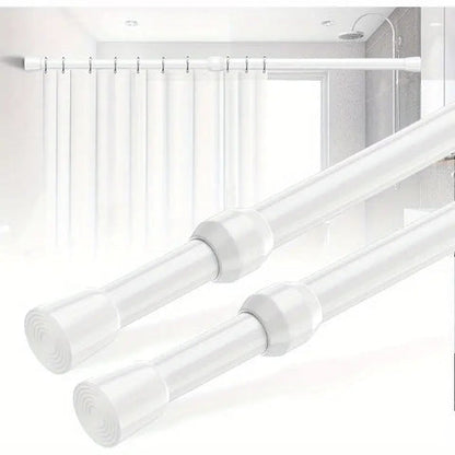Aventis Curtain Rod - Lightweight Aluminum, No-Drill Installation