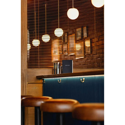 Frosted Globe Ceiling Light Brass Finish for Dining Room Bedroom Hallway Modern Suspended Fixture Soft Diffused Glow LED Compatible