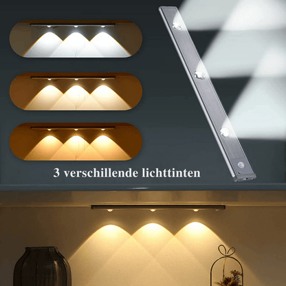 Motion-Activated USB LED Light Bar with Magnetic Mount for Closets, Hallways & Kitchen