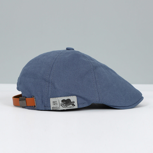 Adjustable Men's Flat Cap with Custom Fit Strap for Everyday Casual & Dress Wear
