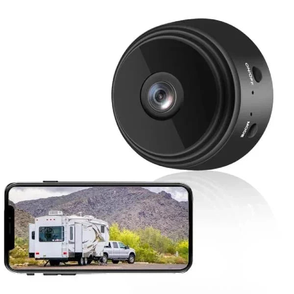 Compact Wireless Backup Camera with Magnetic Mount and Fully Adjustable Viewing Angle for RVs, Trailers, and Large Vehicles