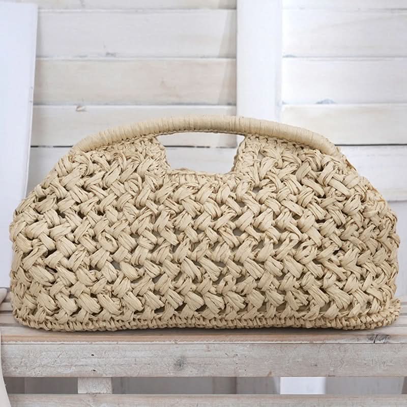 LUXEWEAVE – Sac à bandoulière en raphia tressé