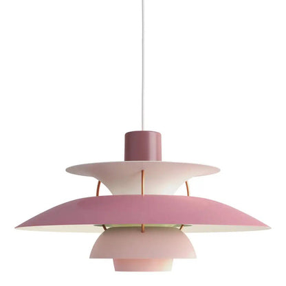 Layered Metal Pendant Light E27 Socket Minimalist Hanging Fixture for Kitchen Island Dining Table Nordic Style Ambient Ceiling Lamp Green Gr