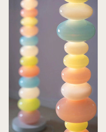 Translucent Acrylic Tower Light 63 Inches Tall Modern Statement Piece for Bedrooms Lounges Hallways Offices