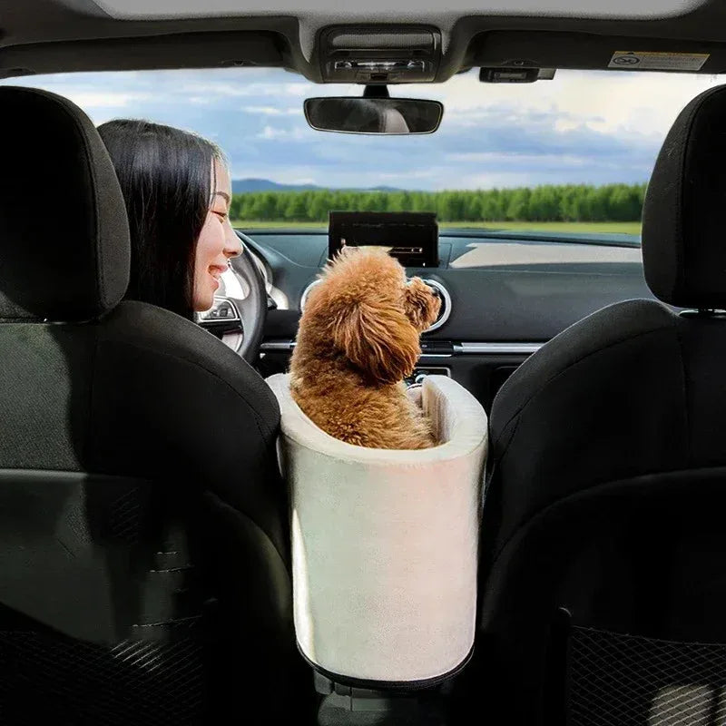 Compagnon de voyage | Panier de transport pour petits chiens avec base antidérapante | Solution de voyage confortable et sécurisée