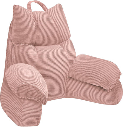 Coussin de lecture avec accoudoirs en mousse à mémoire de forme, support dorsal pour lit, fauteuil de jeu, coussin de repos, dossier pour adulte, position assise, chambre d'étudiant