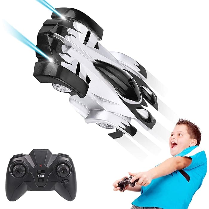 Remote Control Car for Wall and Ceiling Climbing, Wall Climbing RC Car with Stunt Mode, Remote Control Toy Car