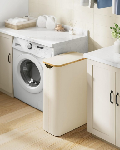 150L Laundry Basket with Lid | Contemporary Design