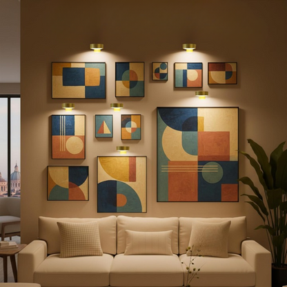 Battery-Powered Picture Light with Remote – Magnetic Mount LED Artwork Spotlight for Frames & Wall Displays