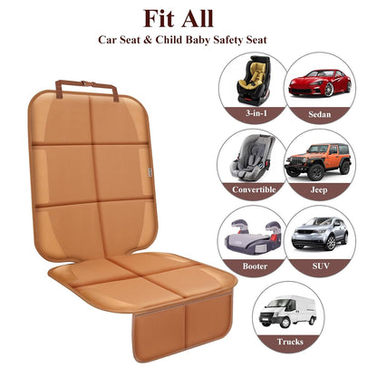 Ortekor Child / Pet Car Seat Protector | Durable Waterproof Cover with Non-Slip Backing | Easy Clean for Ultimate Protection