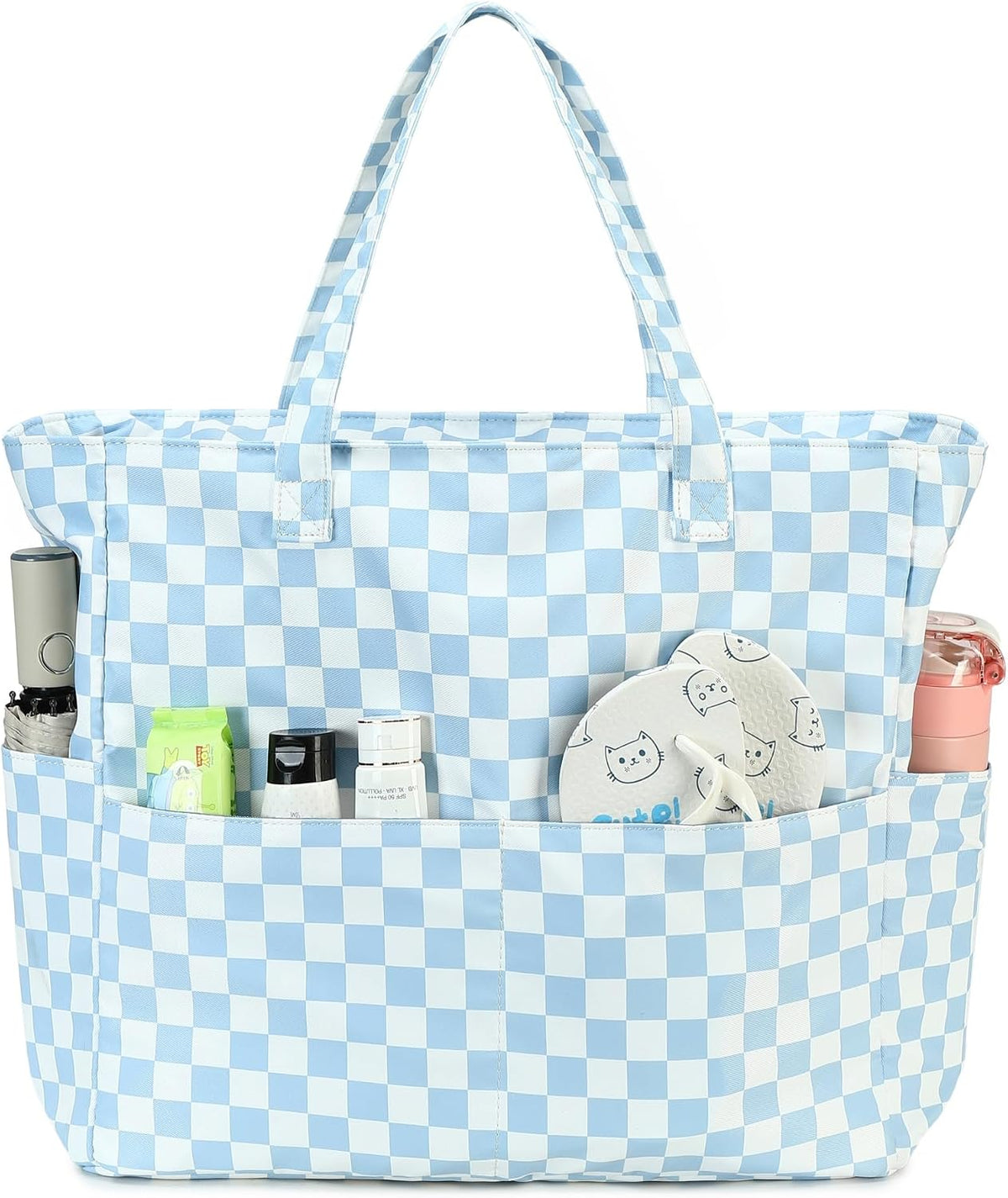 Sac de plage extra large avec compartiment étanche, sac de plage imperméable pour piscine et natation, sac fourre-tout pour le voyage