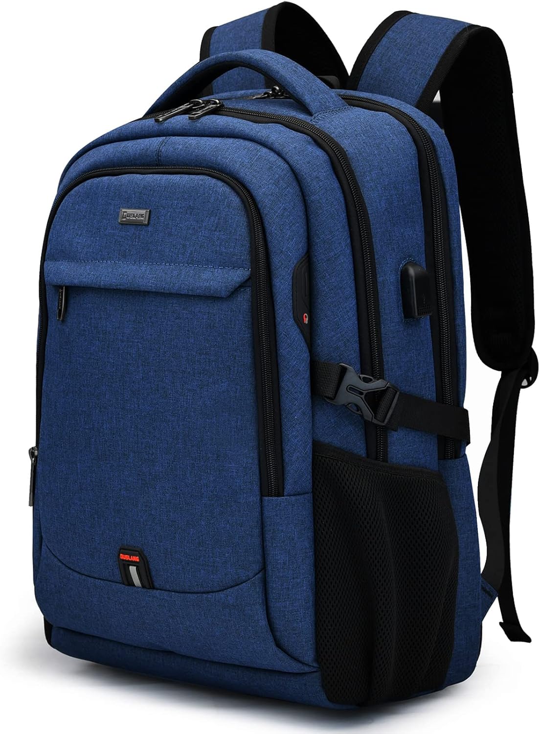 Travel Backpack with USB Charging Port for Laptops up to 17 Inches | Water-Resistant Daypack with Anti-Theft Pocket for Business Work School