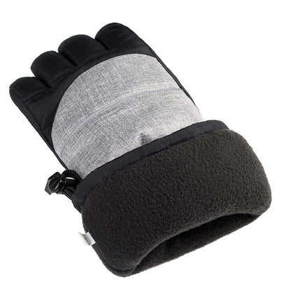 Battery-Powered Heated Winter Gloves with Touchscreen Fingers & 3 Temperature Settings for Skiing, Outdoor Work