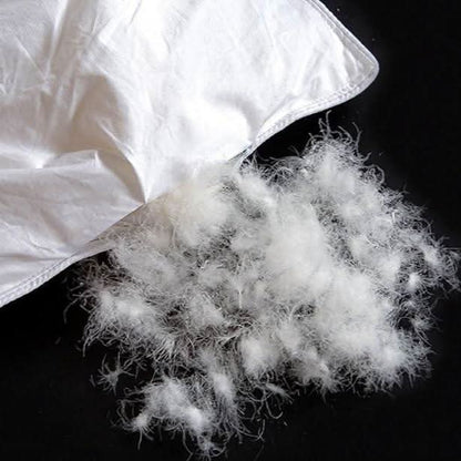 Couette en coton luxueux | Tissu respirant pour un confort tout au long de l'année | Garnissage de couette format King