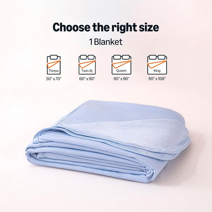 Confort rafraîchissant | Couverture légère réversible pour personnes ayant chaud la nuit | Jeté fin et doux pour lit et canapé