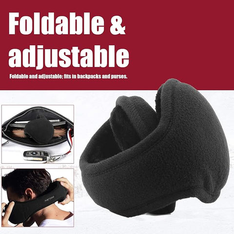Collection Cozy Ortekor | Bandeau chauffe-oreilles en polaire au design pliable | Style unisexe pour un confort ultime