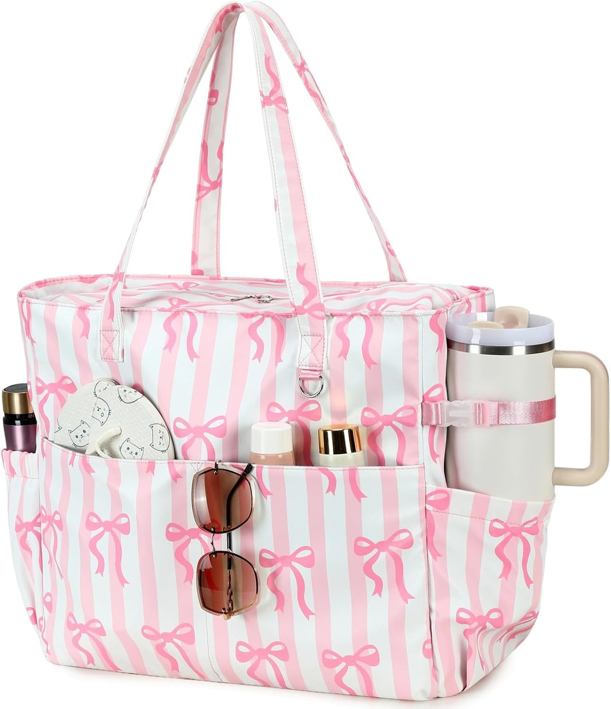 Sac de plage extra large avec compartiment étanche, sac de plage imperméable pour piscine et natation, sac fourre-tout pour le voyage