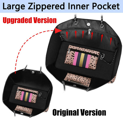 Ortekor beach Tote Bag | Large Beach Bag with Inner Pocket for Easy Organization