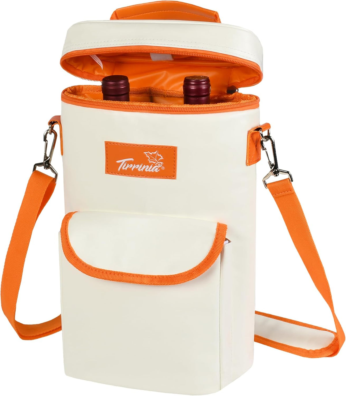 Sac de transport isotherme pour vin avec design rembourré | Glacière étanche pour voyages et fêtes