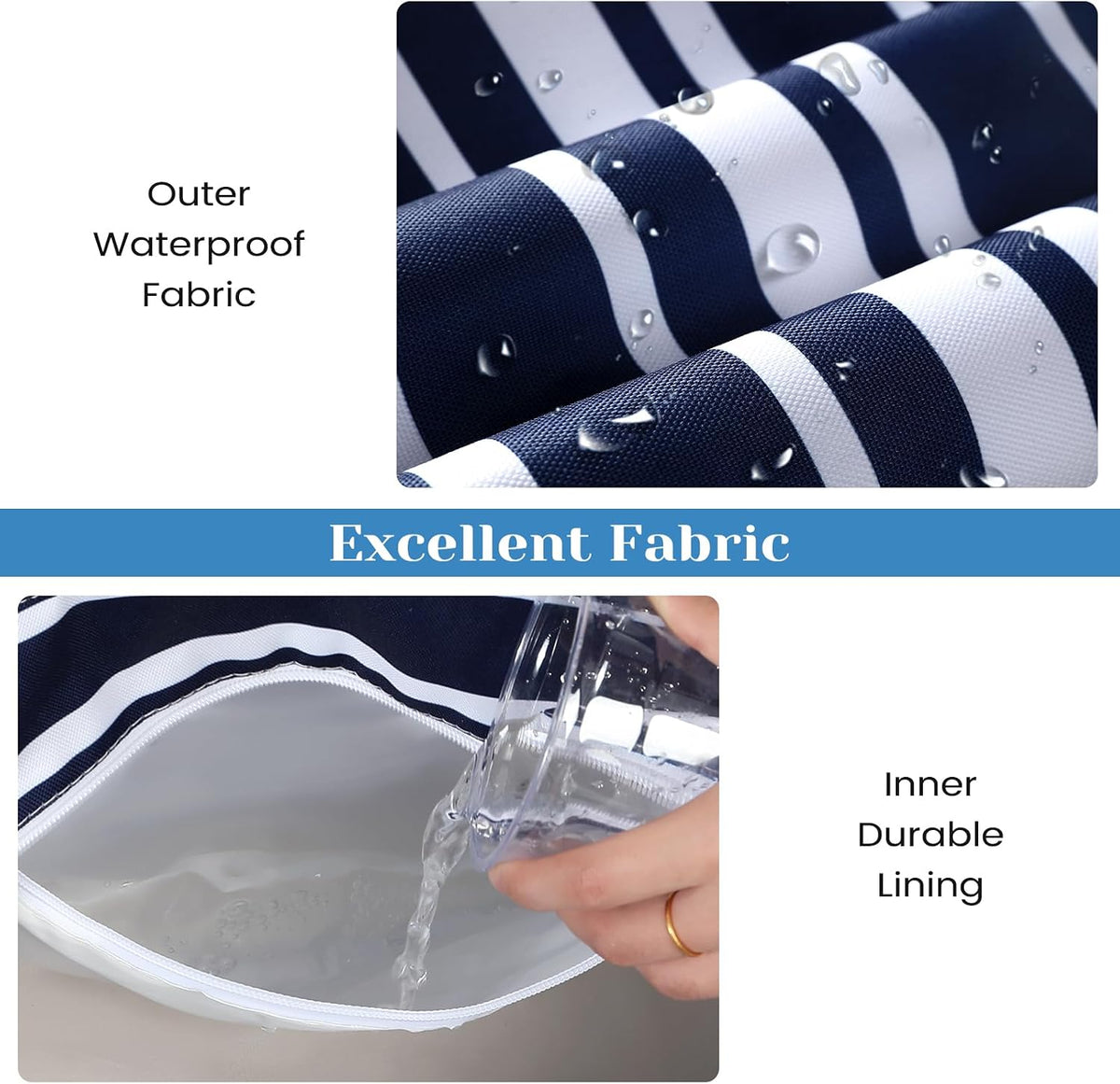 Sac de plage imperméable Ortekor avec fermeture éclair et conception anti-sable | Grande capacité pour les voyages et la salle de sport