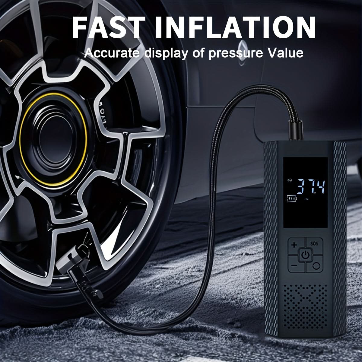 AEROFORCE – Portable Cordless Tire Inflator
