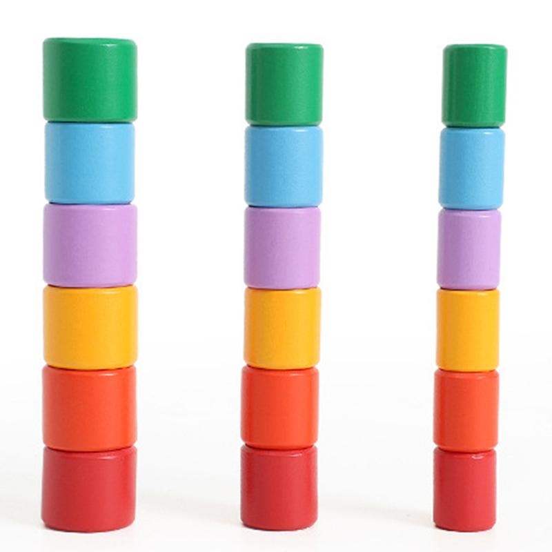 Jeu d'empilage de tortues pour tout-petits – Blocs d'équilibre en bois pour la coordination œil-main et la motricité fine, 3 ans et plus