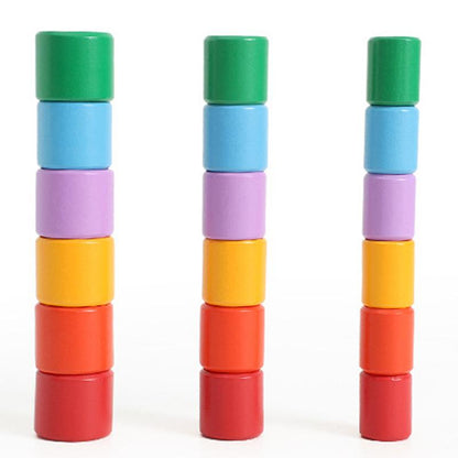 Jeu d'empilage de tortues pour tout-petits – Blocs d'équilibre en bois pour la coordination œil-main et la motricité fine, 3 ans et plus